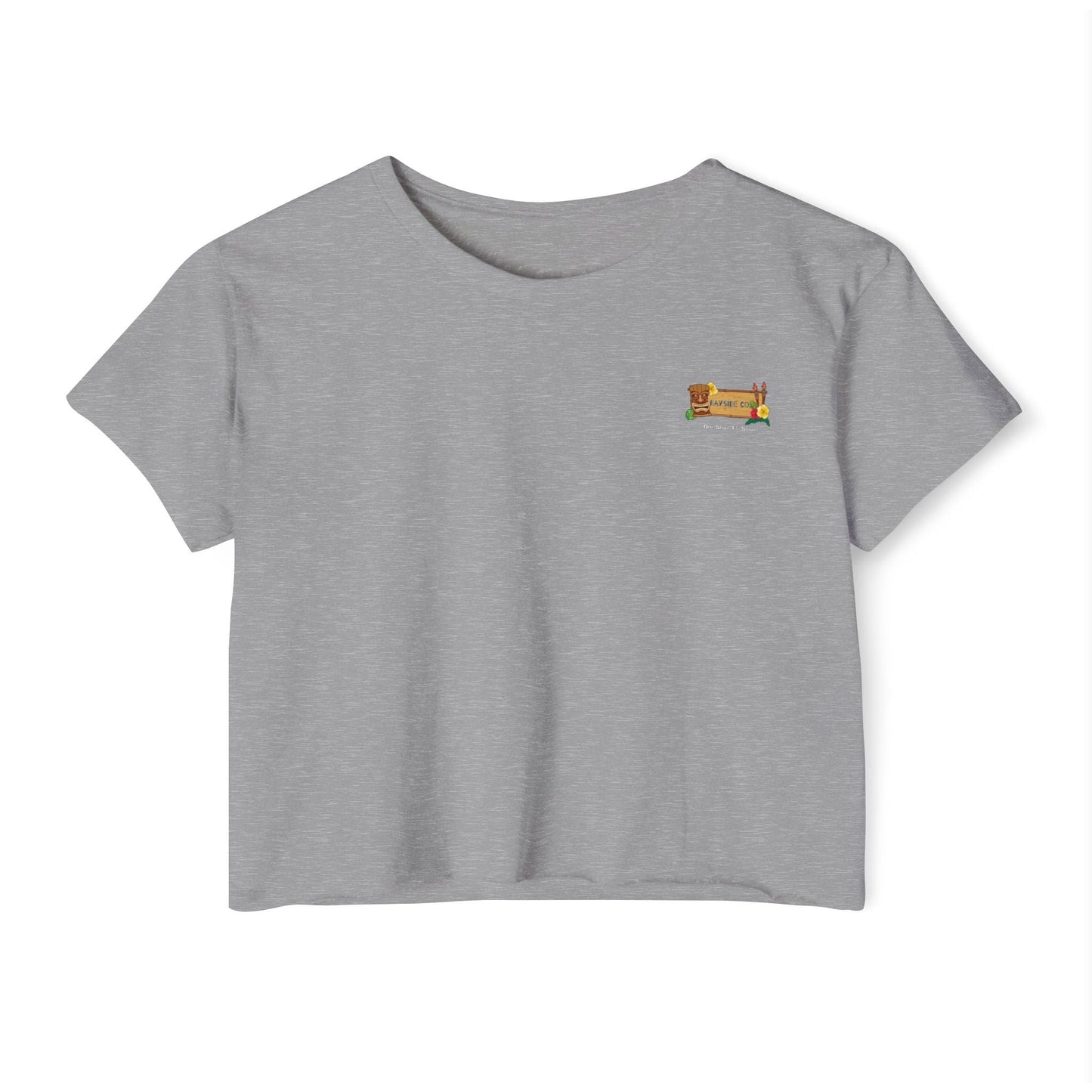 Tropical Vibe Women's Festival Crop Top - Bayside Co.