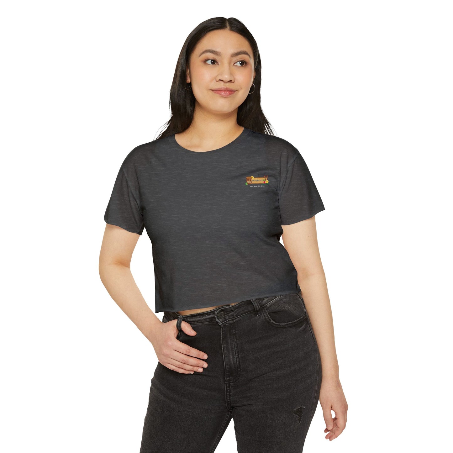 Tropical Vibe Women's Festival Crop Top - Bayside Co.