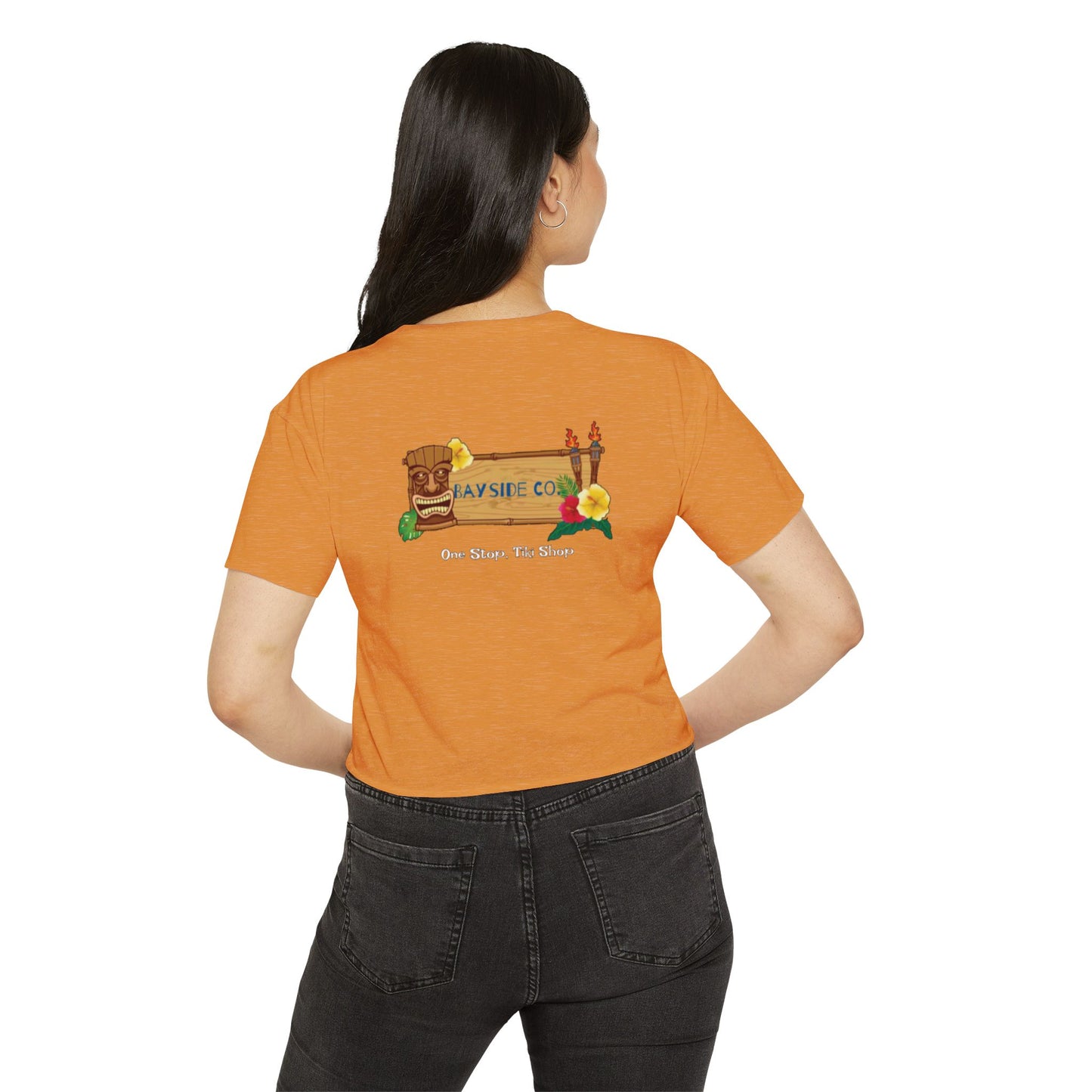 Tropical Vibe Women's Festival Crop Top - Bayside Co.